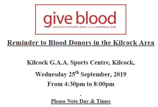 Give Blood KIlcock